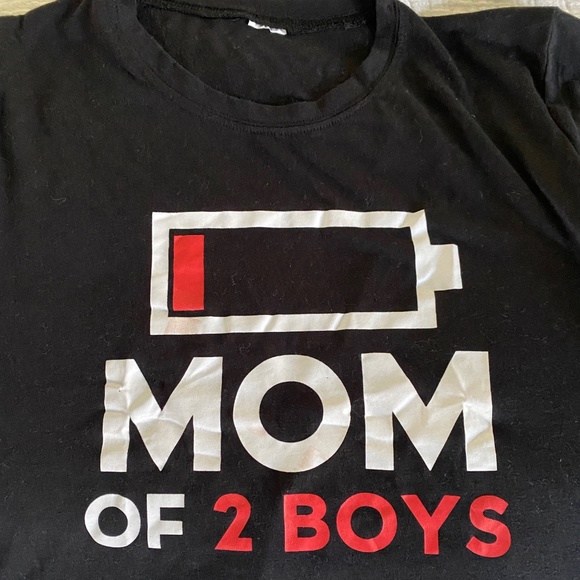 Mom of 2 boys shirt - Picture 2 of 2